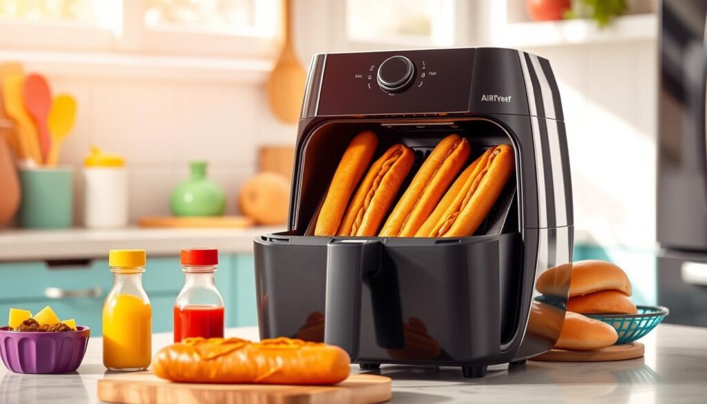 Air Fryer Hot Dog Method