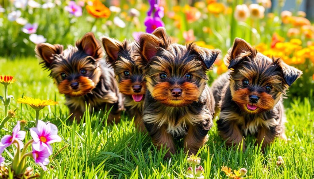 Chocolate Yorkie Puppies