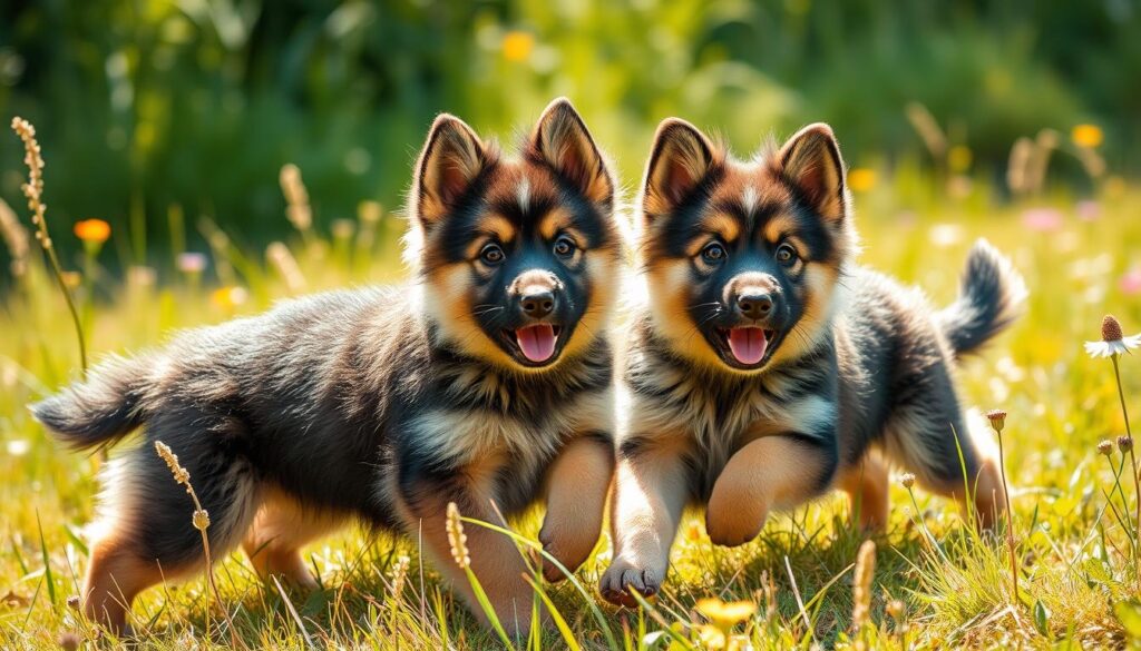 Long Haired German Shepherd Puppies