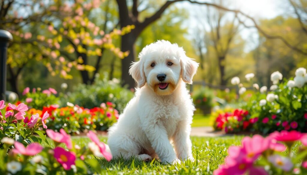 White Goldendoodle