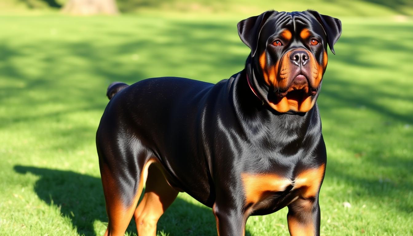 cropped ears rottweiler