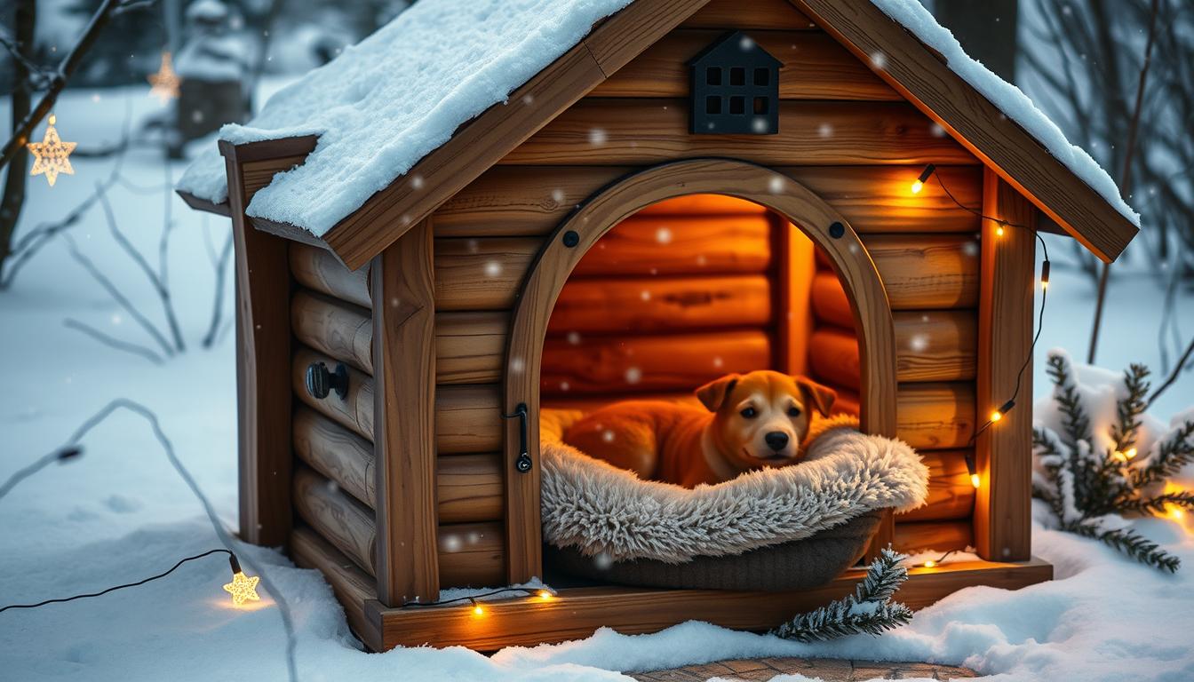 dog house with heater