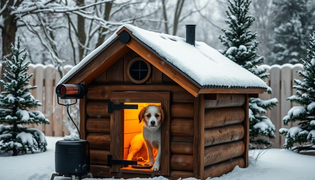 heated dog house