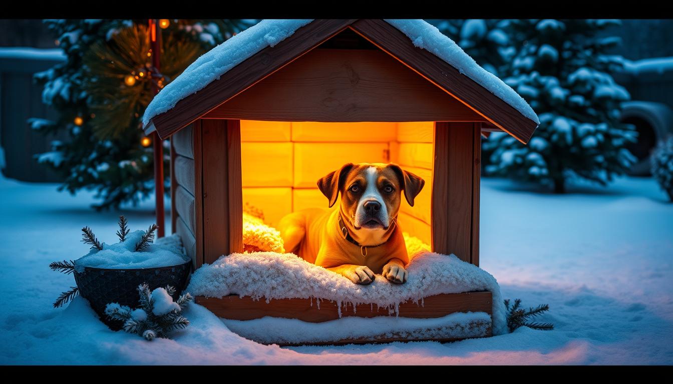 heated dog house