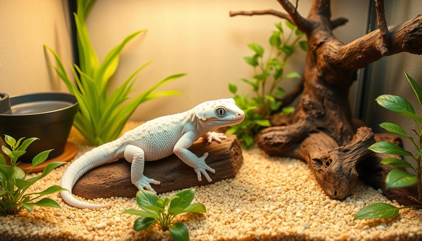 white leopard gecko