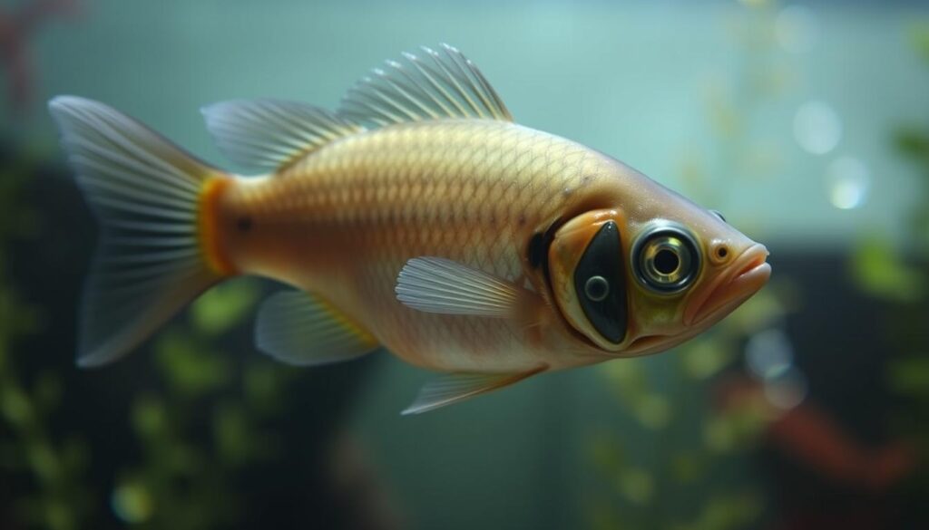 Signs of complications in pregnant molly fish