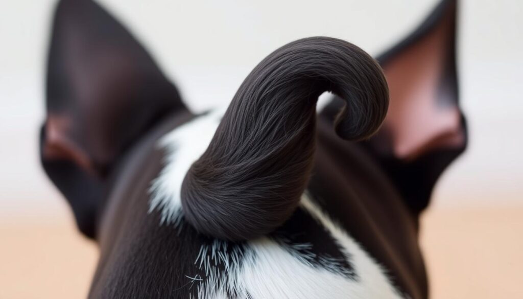 boston terrier tail curl