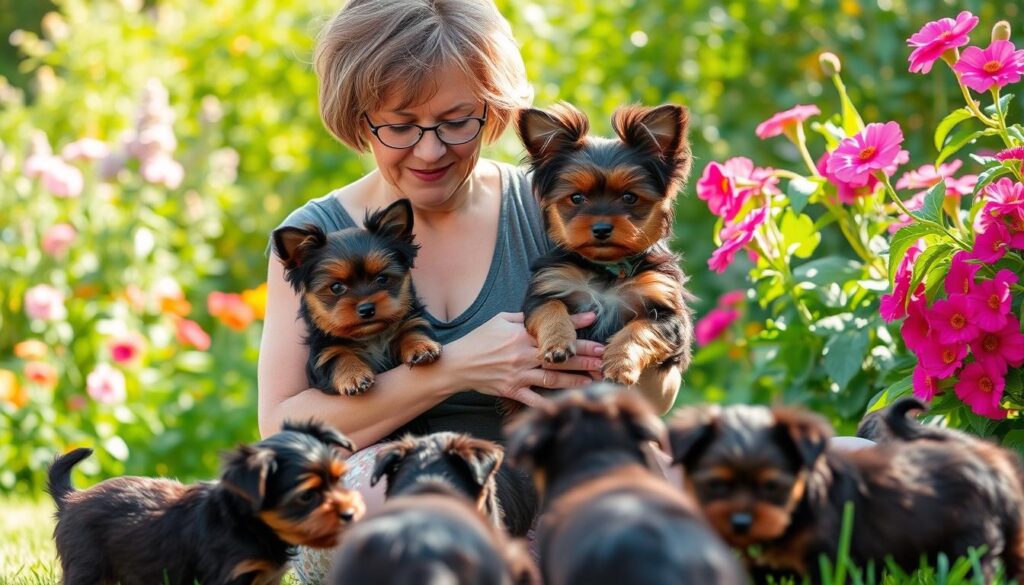 chocolate yorkie breeder