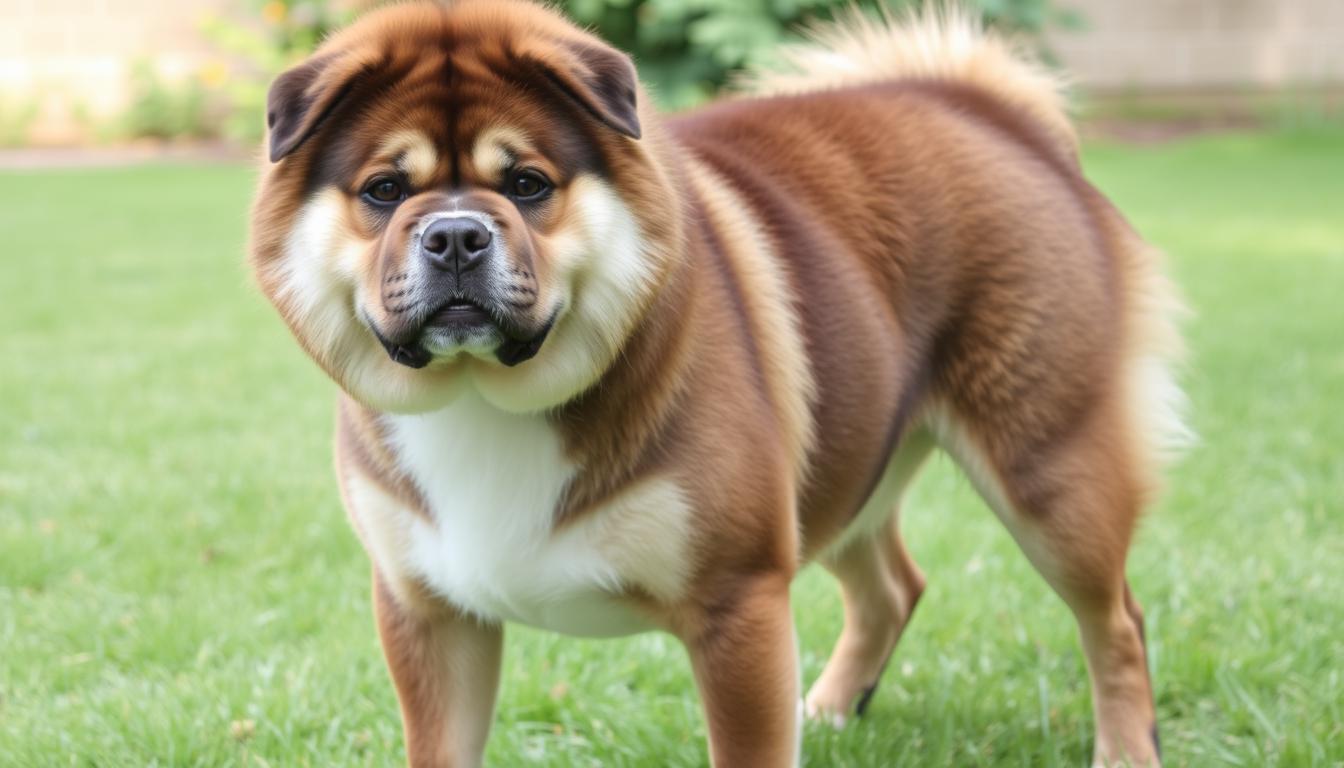 chow chow pitbull mix