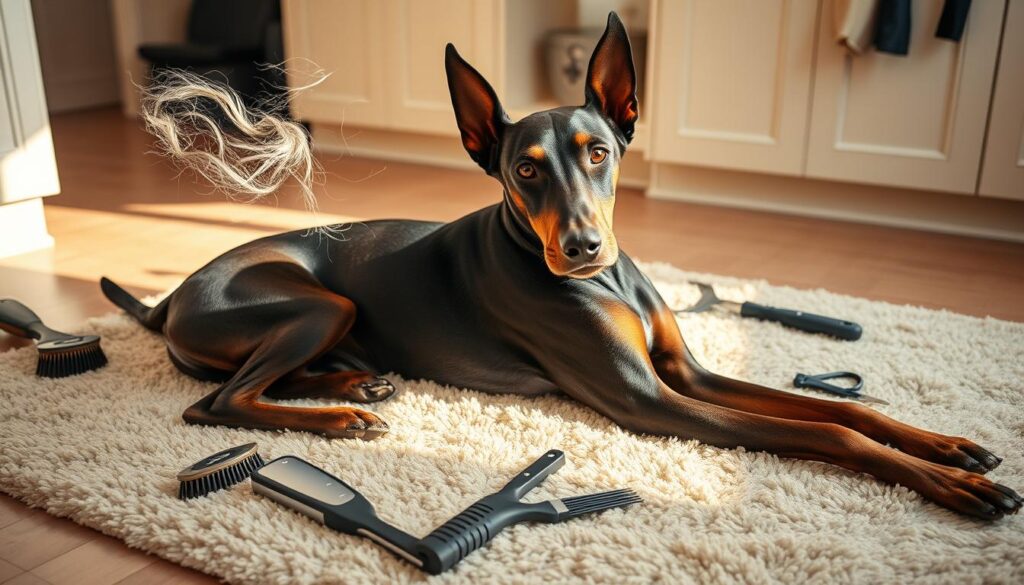 controlling shedding in dobermans