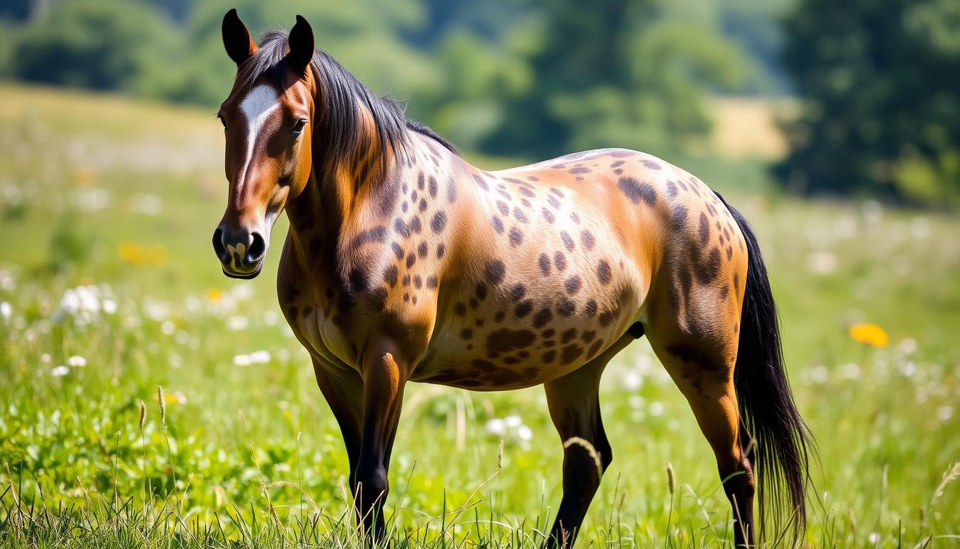 dappled horse brown