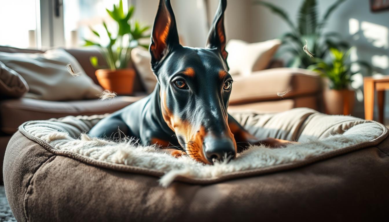 do doberman pinschers shed