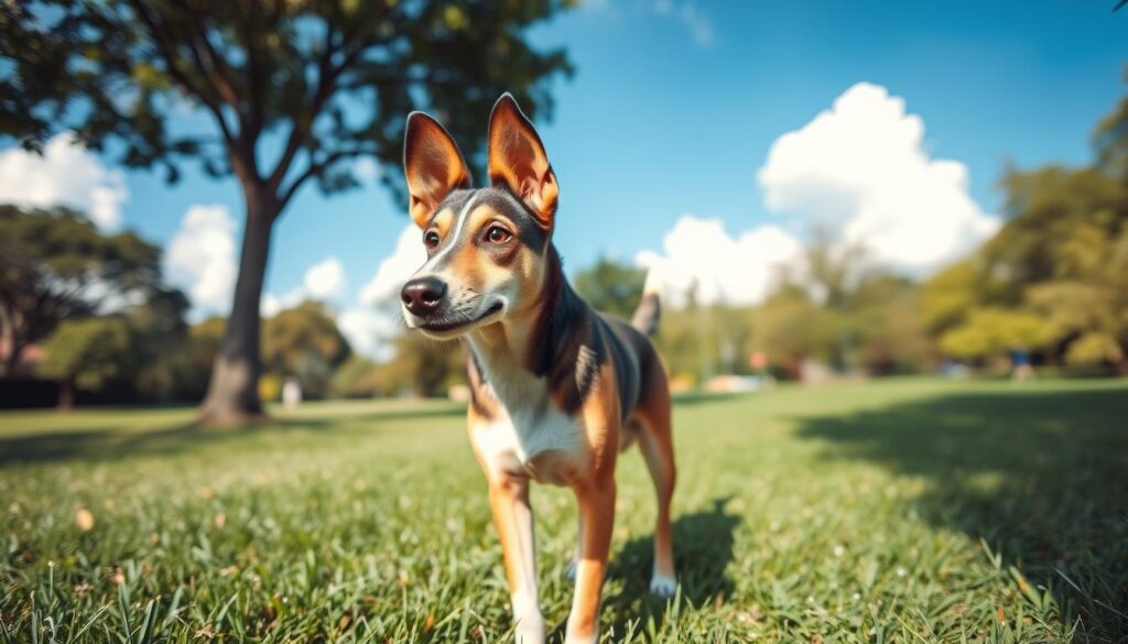 dog standing behavior