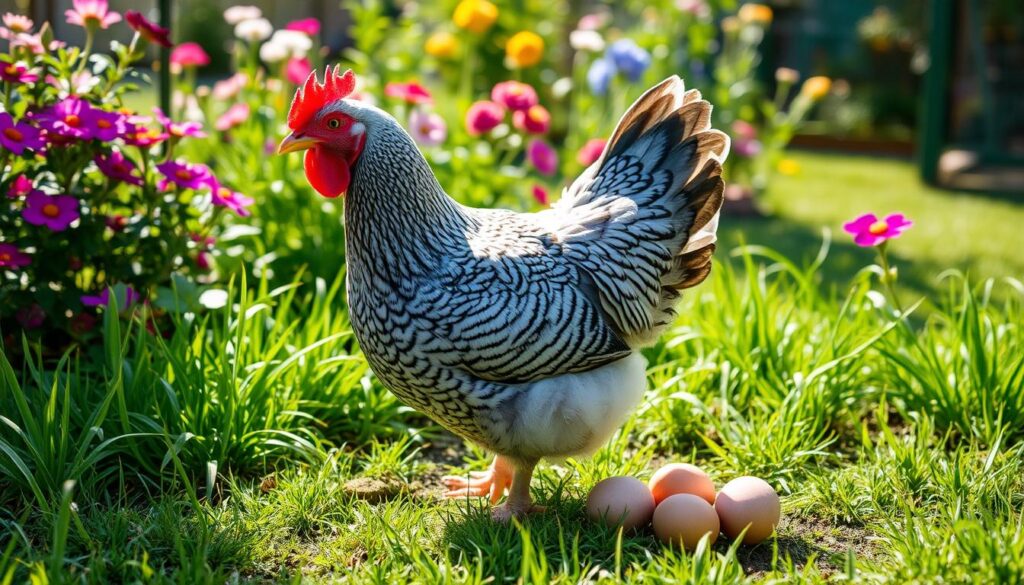 egg production silver laced wyandotte hens