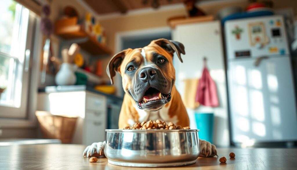 feeding english mastiff boxer mix