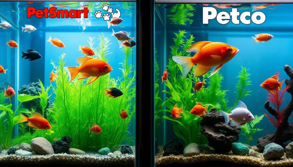 fish health at petsmart and petco