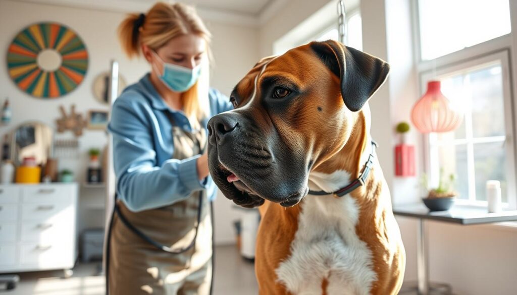 grooming boxer dane mix