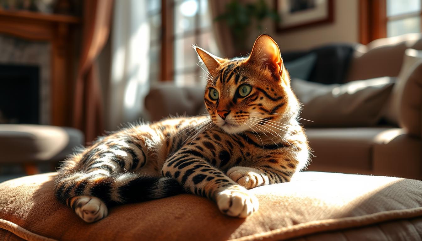 house cat that looks like a leopard