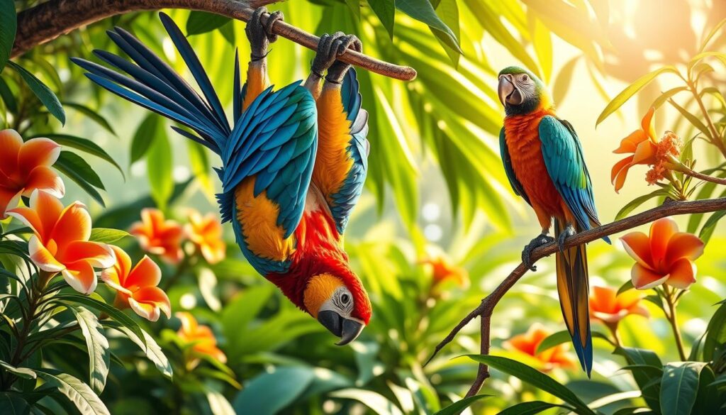 macaw vs parrot behavior