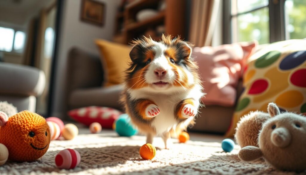 sheltie guinea pig behavior