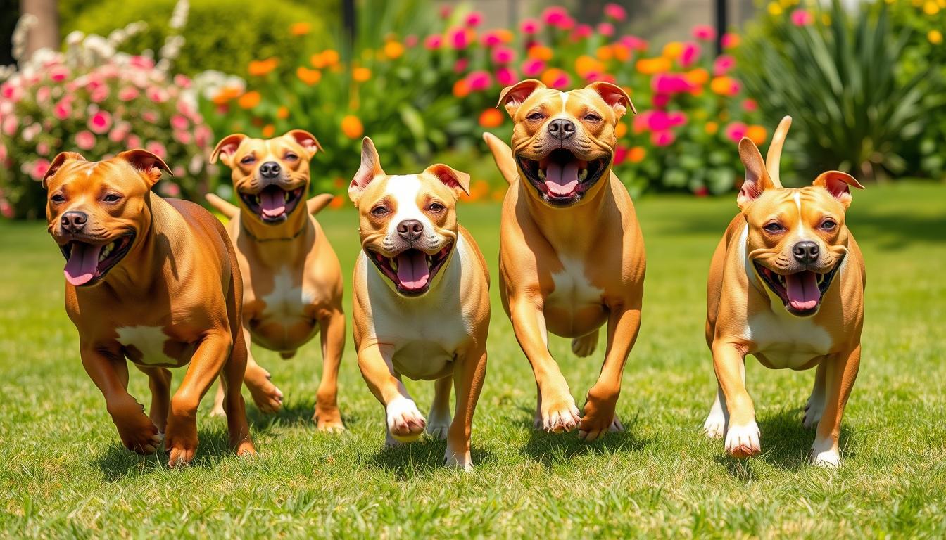 tan pitbull dogs