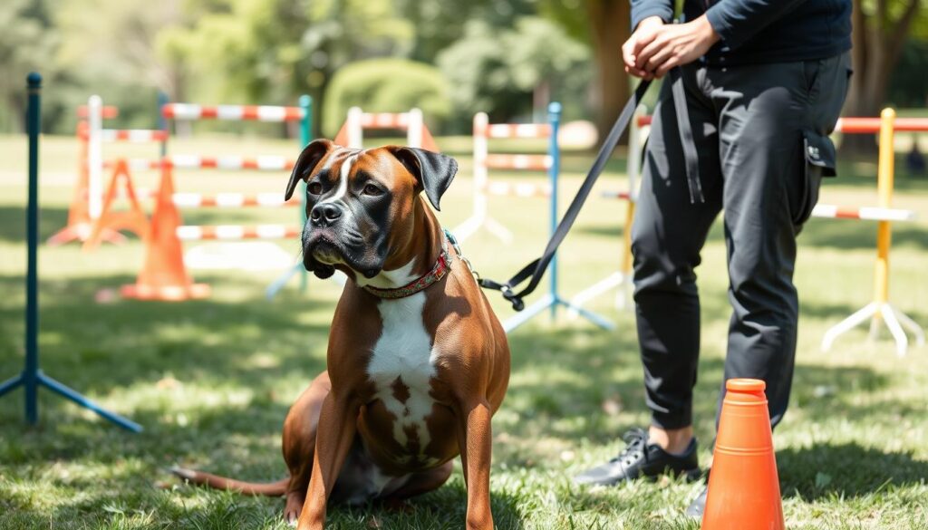 training boxer dane mix