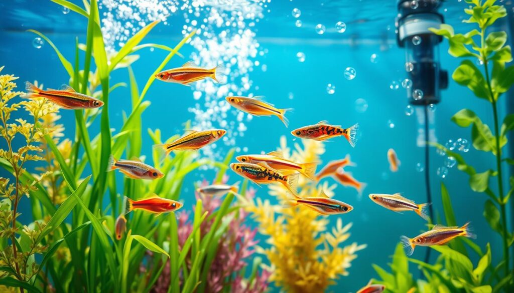 water quality and diet for guppies