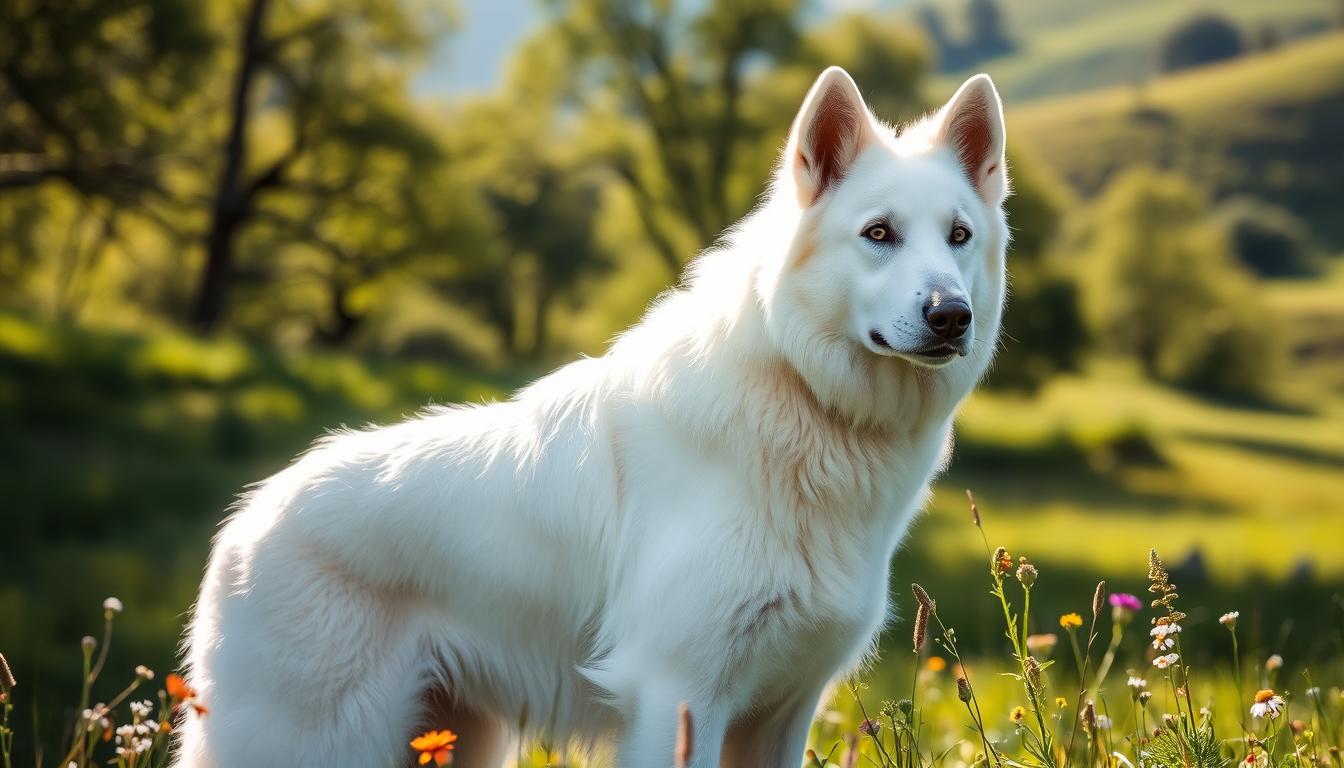 white shepherd german shepherd