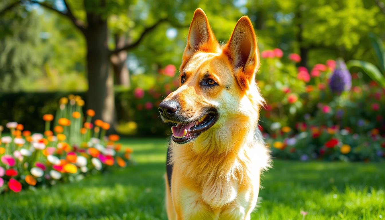 yellow german shepherd