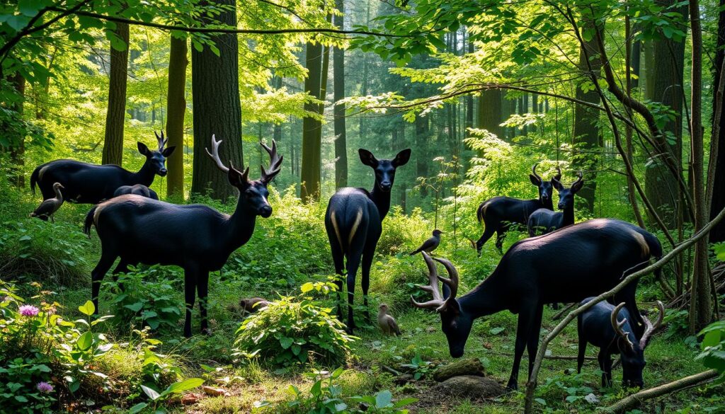 ecosystem role of black deer