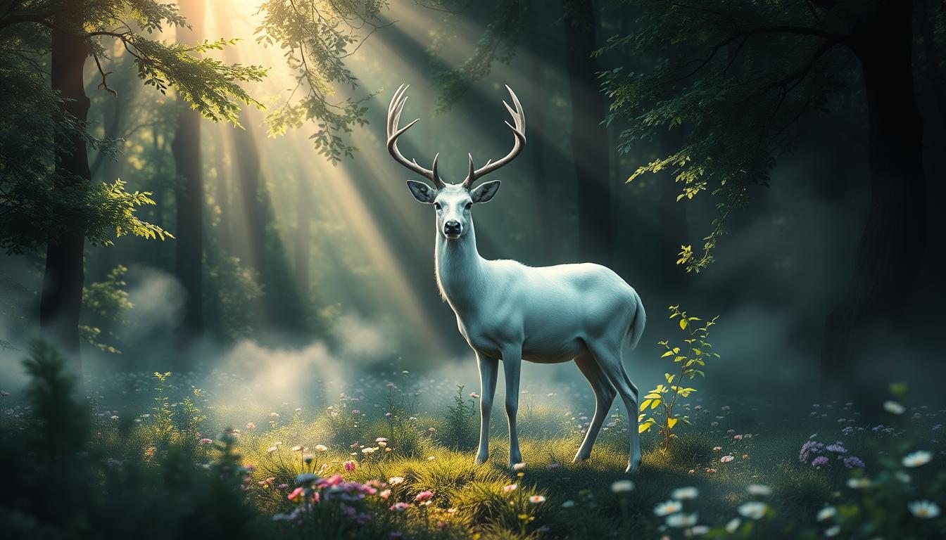 white deer