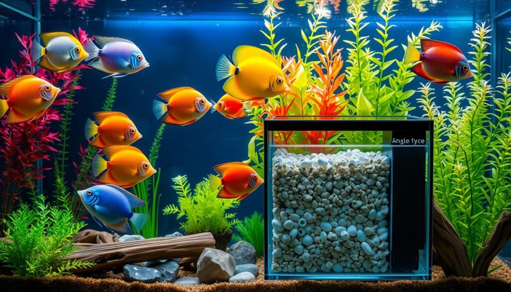 angelfish tank filtration