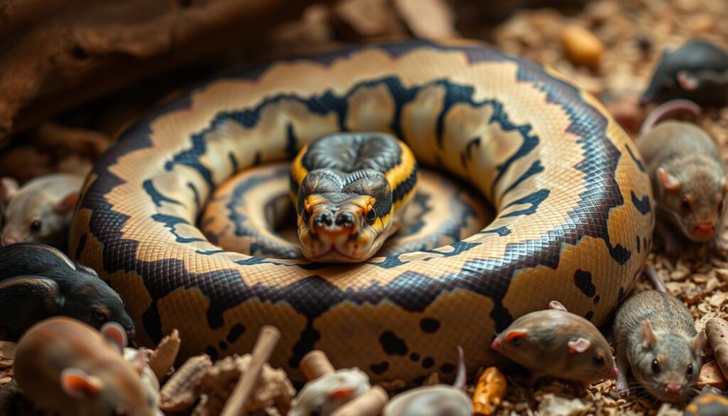 ball python feeding patterns