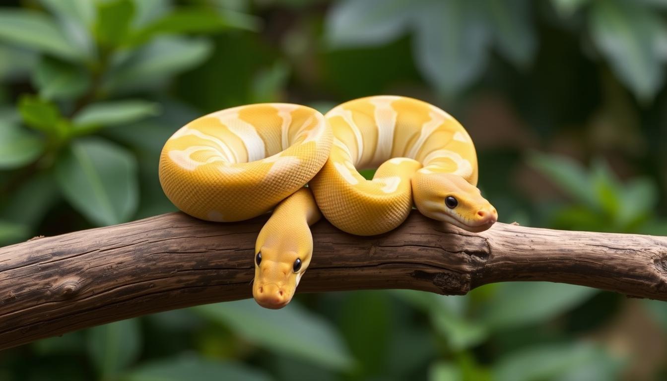 banana pastel ball python