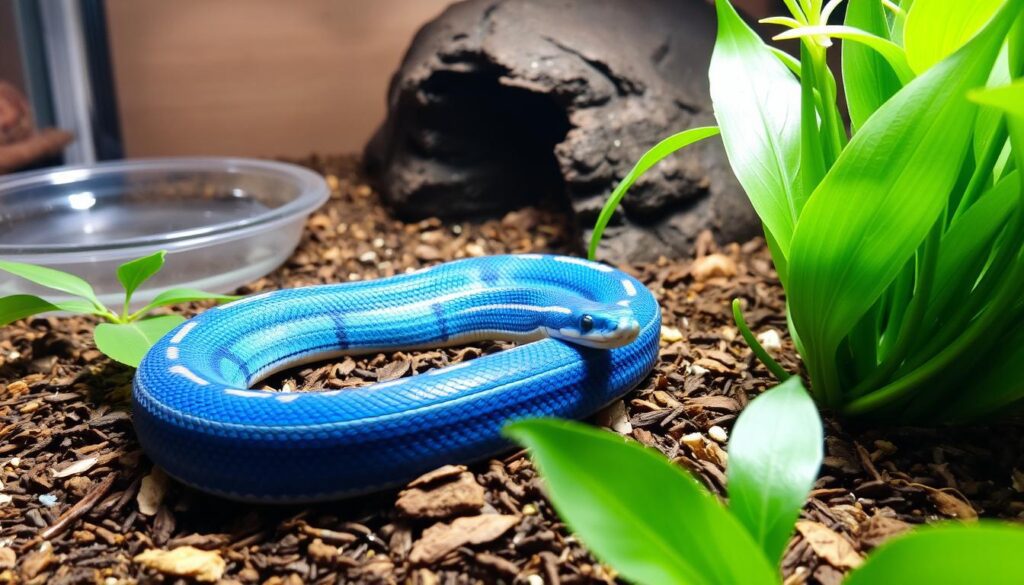 blue corn snake health