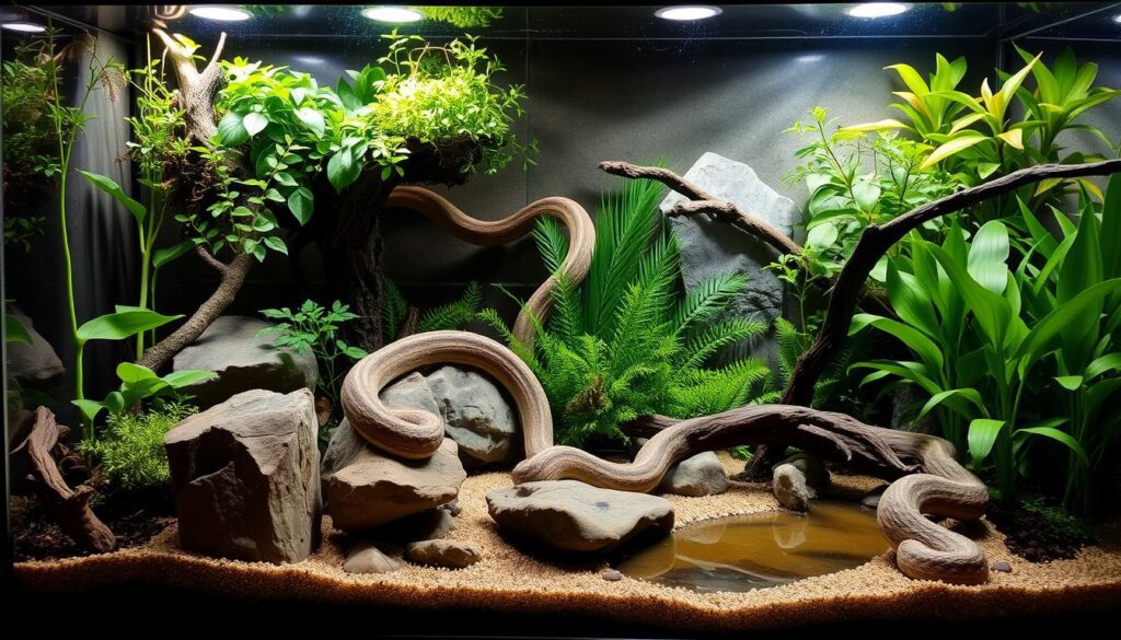 bowtie snake enclosure