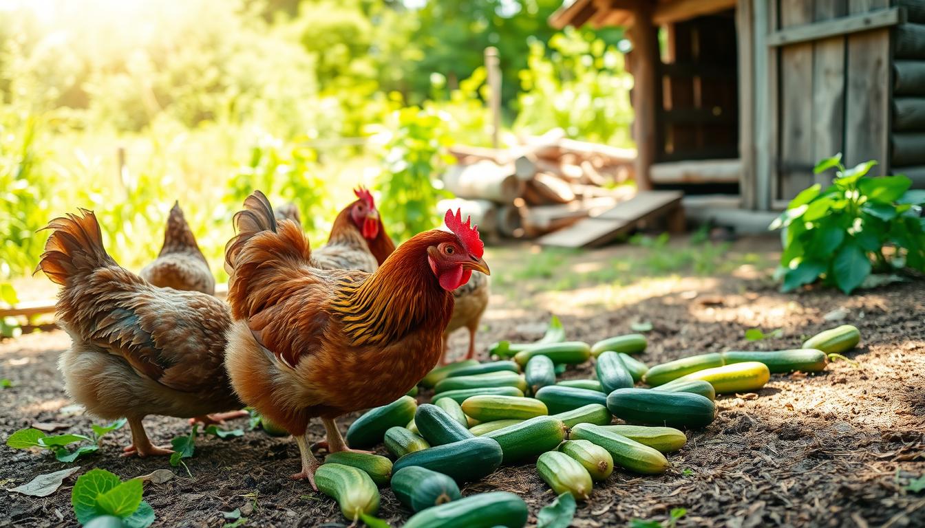 can chickens eat cucumbers