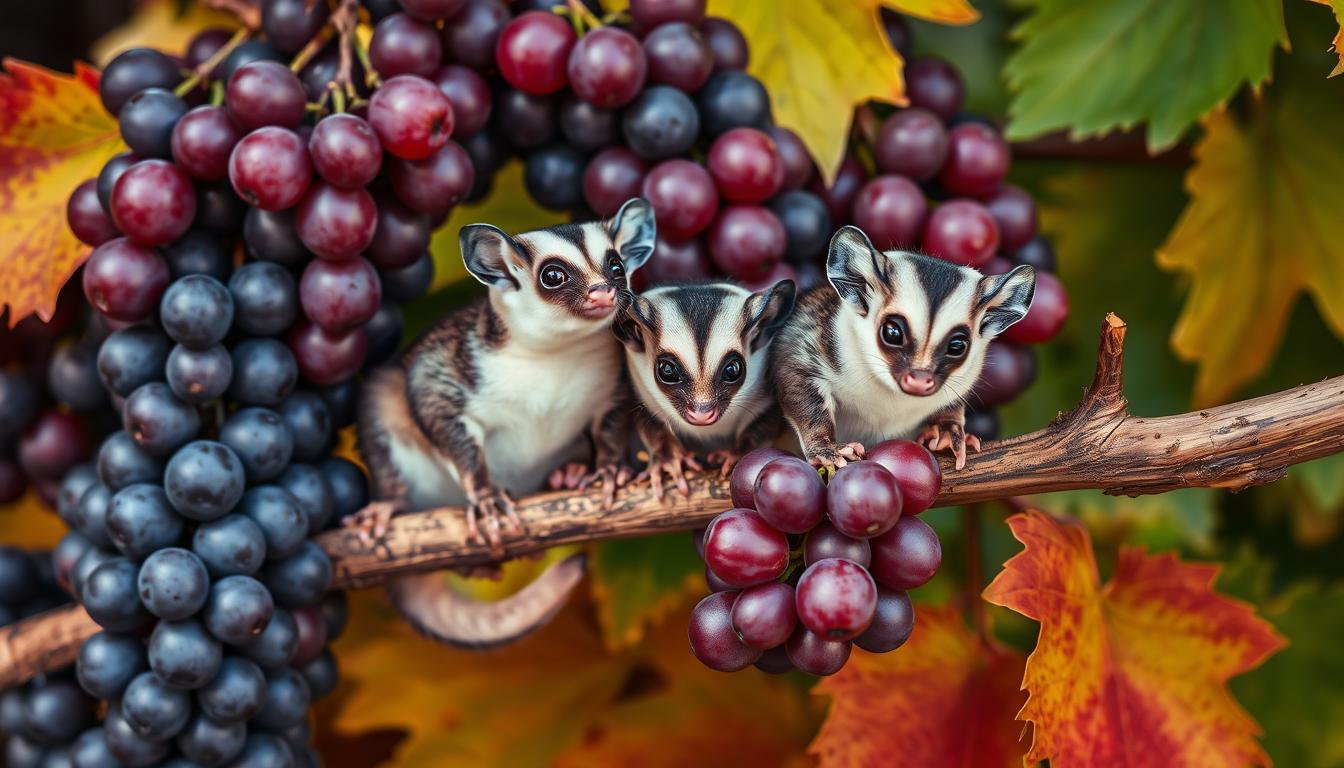 can sugar gliders eat grapes