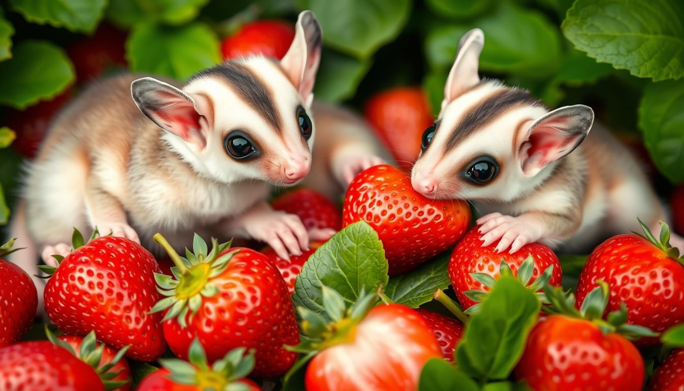 can sugar gliders eat strawberries