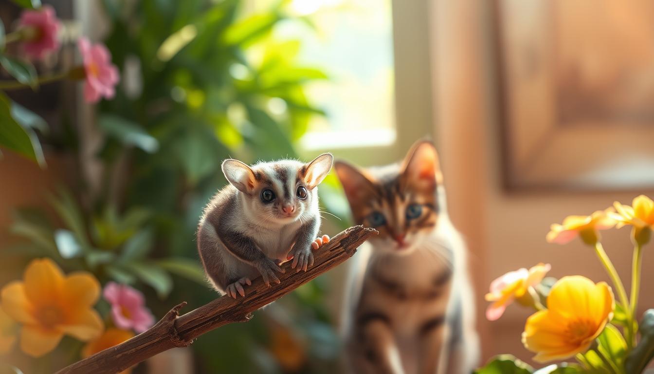 cats are toxic to sugar gliders