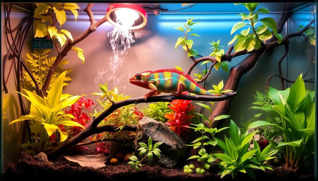 chameleon tank size