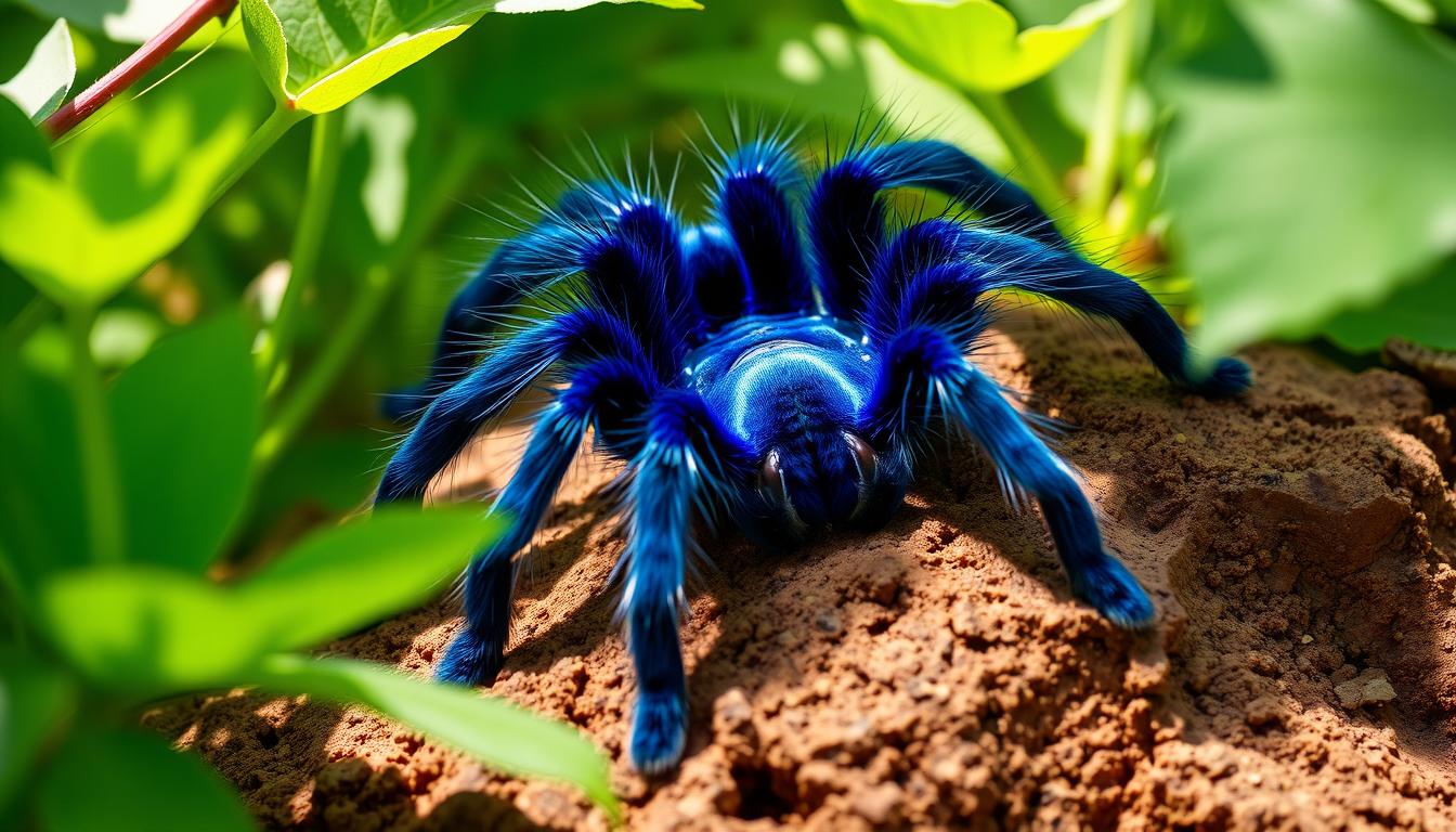 cobalt blue tarantula