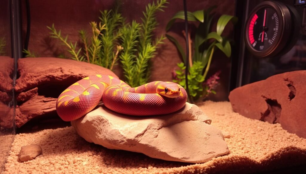 corn snake temperature