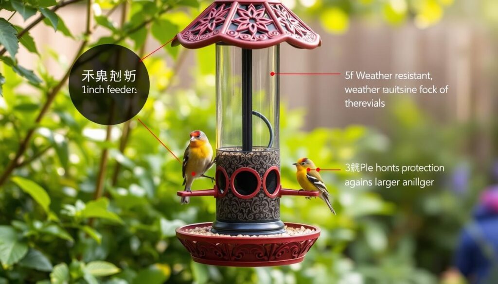 durable finch feeder