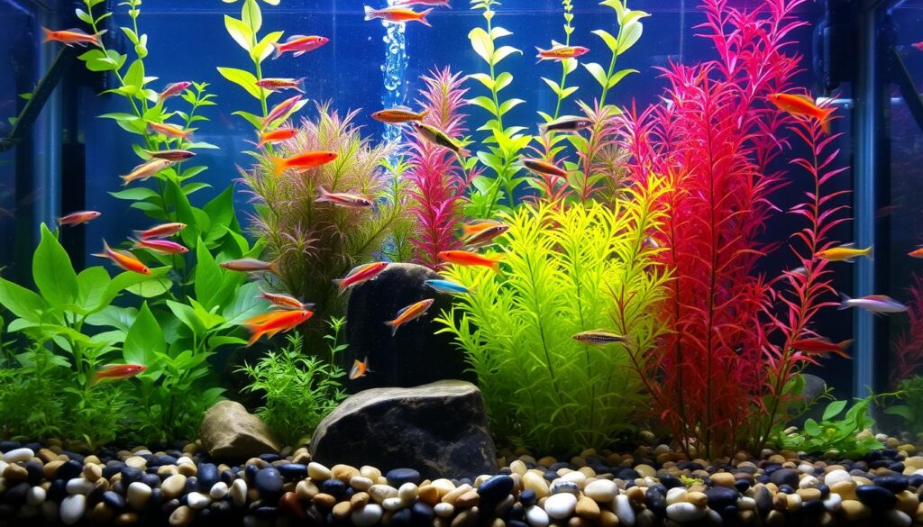 endlers and guppies community tank