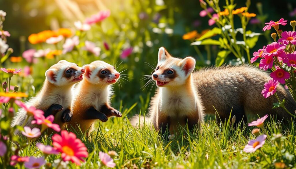 ferrets and foxes bonding