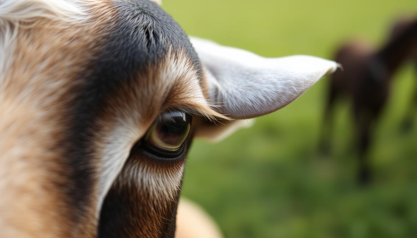 goat eyelid