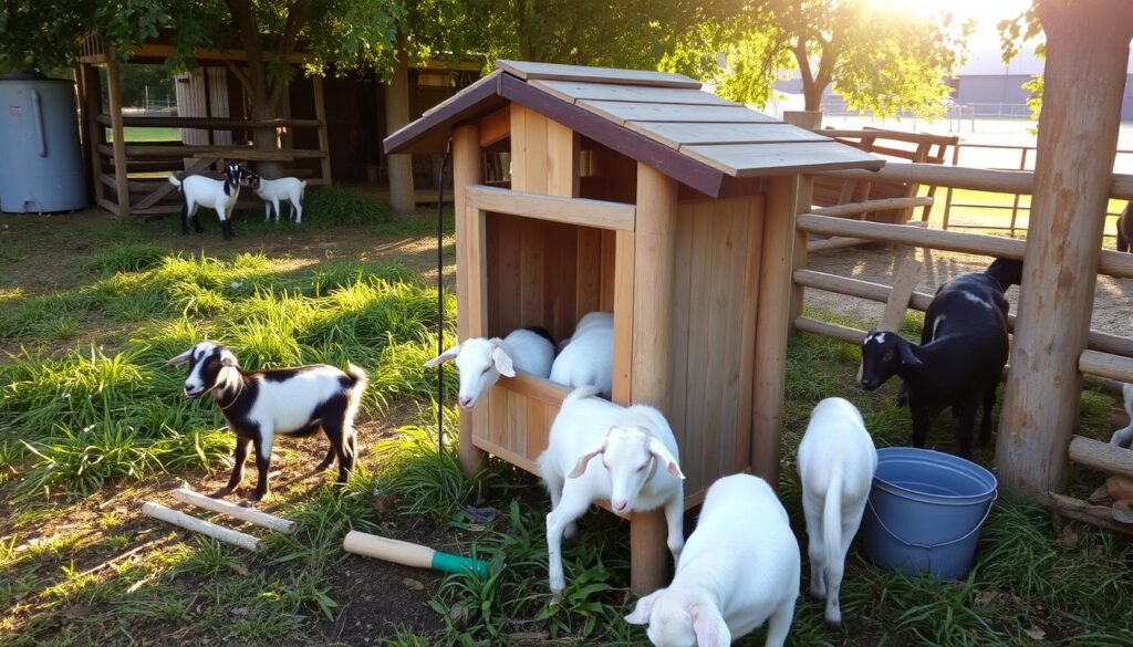 goat feeder maintenance