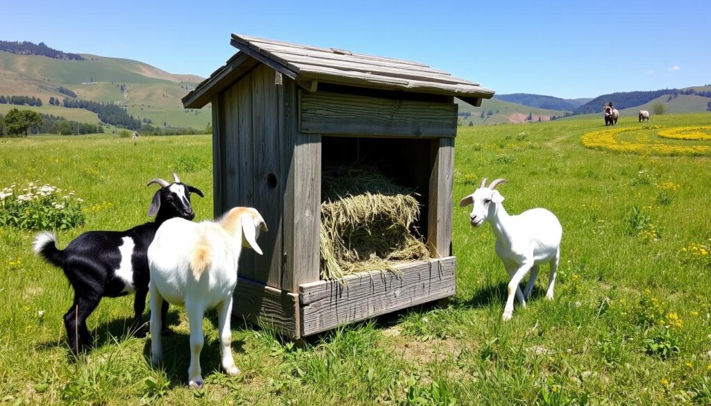 goat hay feeder