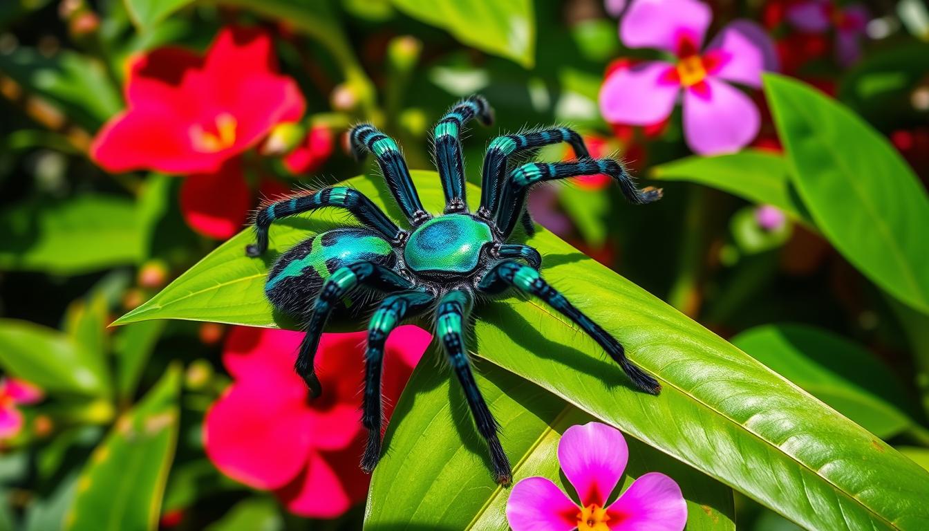 green bottle blue tarantula